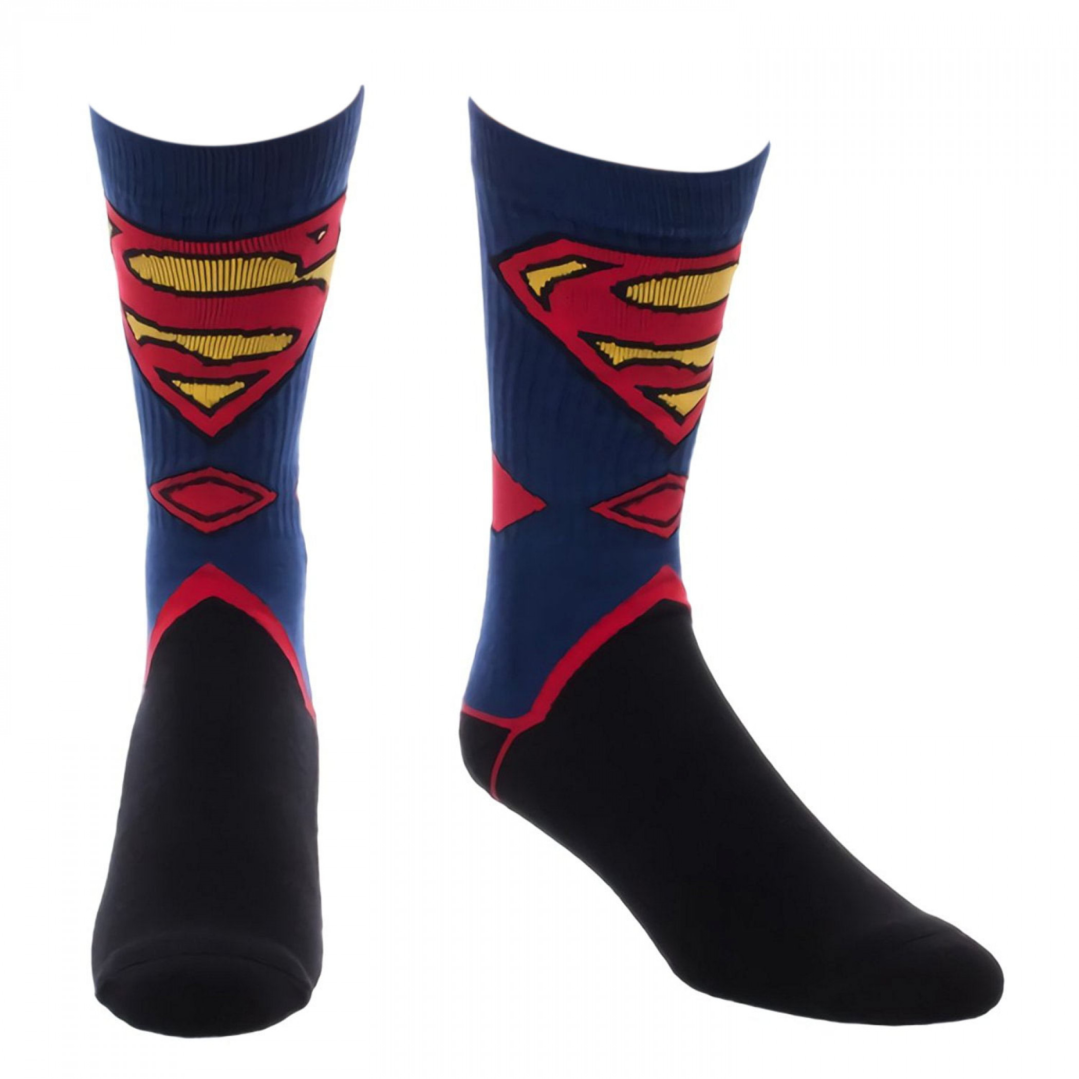 Superman Men's Costume Crew Socks
